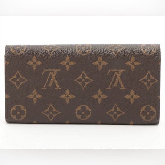 Louis Vuitton Monogram Bloom Flower Portefeuille Emilile Wallet Pink M64202 - Picture 2 of 12